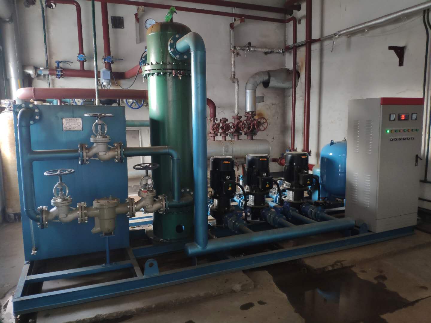 換熱機(jī)組使用現(xiàn)場